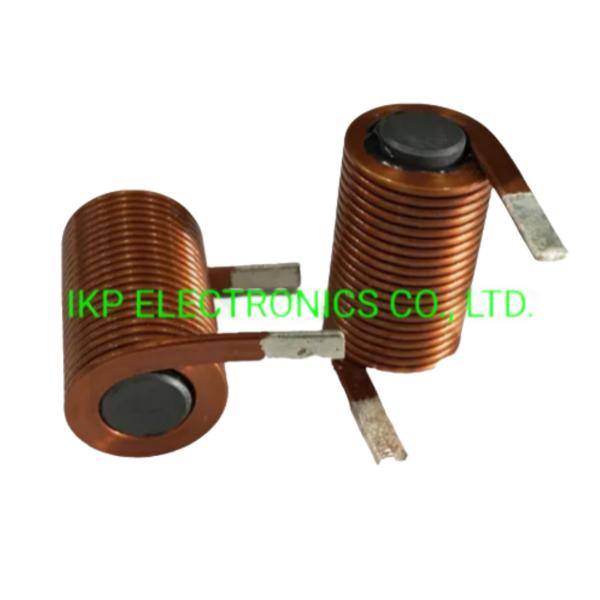 High Current Horizontal R0415 Flat Wire Ferrite Rod Core Power Inductors From Ikp Factory
