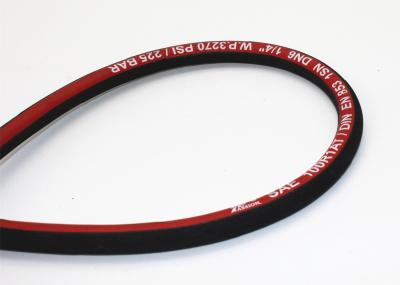 1/4 Hydraulic Rubber Hose SAE 100R1 One Single High Tensile Steel Wire Braided