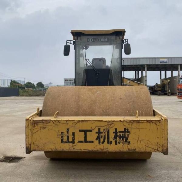 Ergonomic SEM 522 Used Road Roller High Torque For Construction Sites