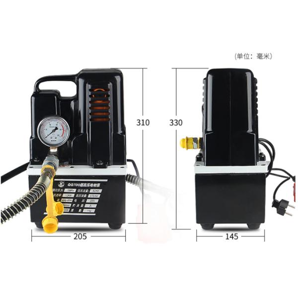 Portable Electric Overhead Line Construction Tools Hydraulic Oil Pump 220v 700 Bar