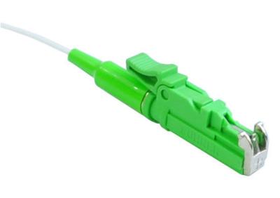 Green Boot G652D Terminate Fiber Lc Connector , SM 3.0 Plastic Fiber Optic Cable Connectors