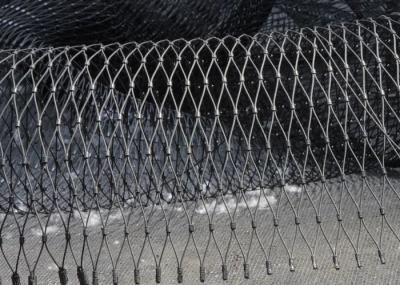 Stainless Black Oxide Ferrule Mesh For Zoo Mesh / Railing Installation / Bird Netting