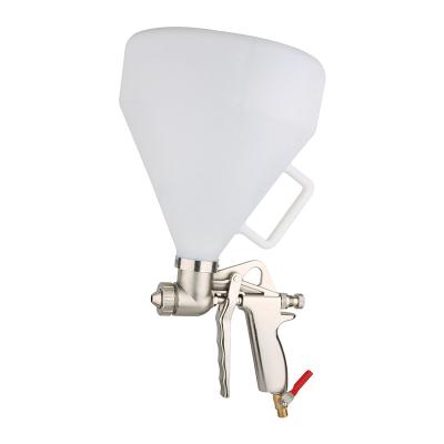 Pneumatic Air Texture Spray Gun, 1.2 Gallon Hopper with Handle | Includes 3 Additional Nozzles (4, 6, 8 mm)