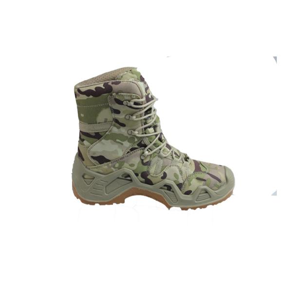 Army Boots Combat Style And Nylon Fabric Gusset For Extreme Environments SJ OEM Breathable Outdoor Shoes