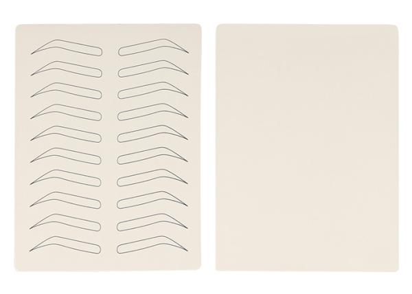 Private Label Eyebrows Fake Skin For Tattoo Practice / Makeup Practice Face