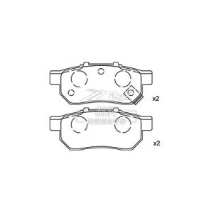 10mm BMW Ceramic Brake Pad Set avec capteur d'usure inclus Poids 2,5 livres et matériel inclus