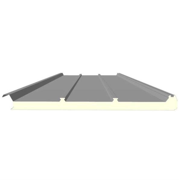 White PIR PU PUR Insulated Sandwich Roof Panels For Warehouse 1130mm Width