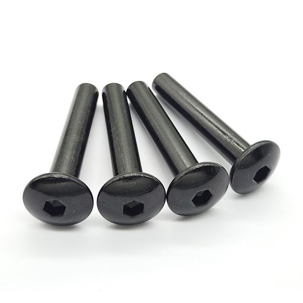 High Precision CNC Machining Automotive Parts 20x12 Customized Steel Components Black