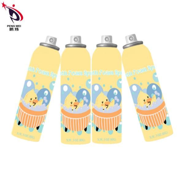 ISO14001 Foam Bubble Bath Spray Nontoxic 85g Practical For Body