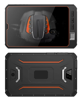 водоустойчивый изрезанный алюминий ПК BT5.0 Mediatek MT6762 PCAP панели 350nits