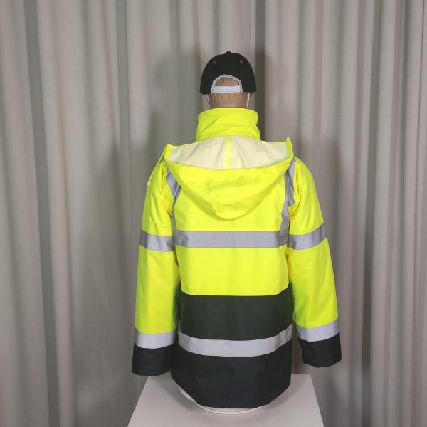 Breathable 300d Oxford Security-Protection Reflective Uniform-Work-Clothes for Workers