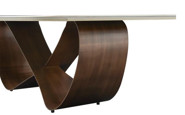Modern Room Table Furniture Rectangle Marble Dining Table Long Dining Table 8 Chairs
