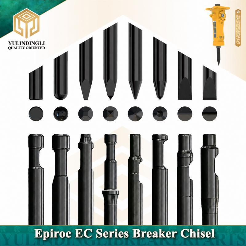 42CrMo Epiroc Breaker Chisel Jack Hammer Chisel Bits For Construction Demolition