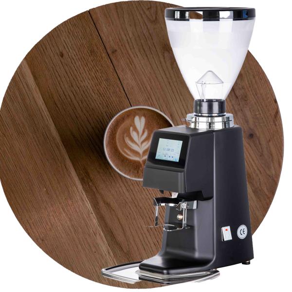 Aluminum Commercial Coffee Grinder Flat Burr Manual