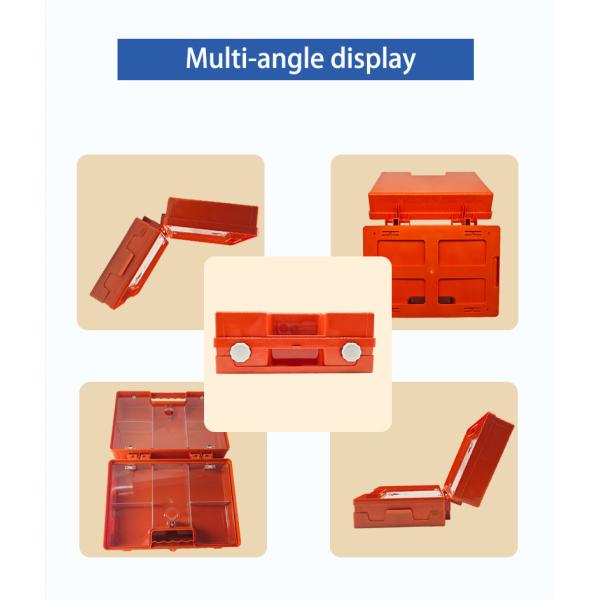 Customized Velcro Patch Emergency Medical Kit OEM 23cm  First Aid Kits For Businesses