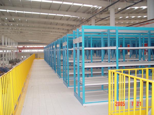 500 kg-2000 kg/capazidad de capa Sistema de estanterías de mezanina para almacenamiento industrial
