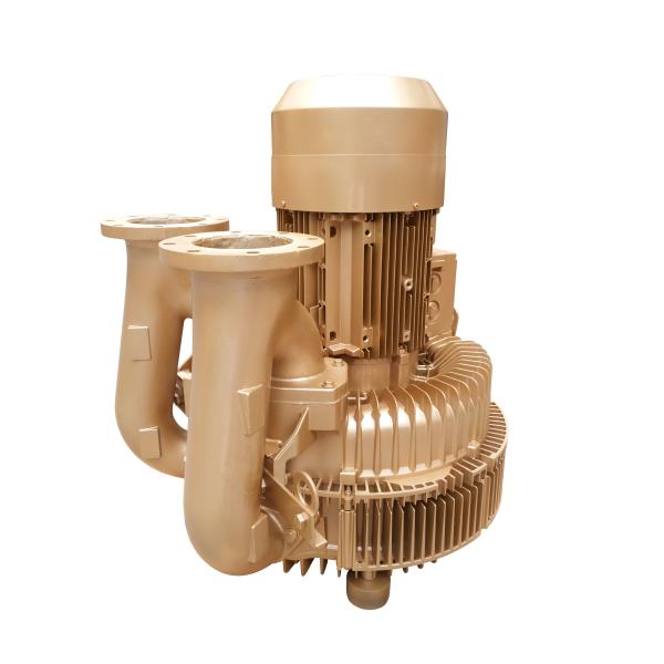 Vertical High Pressure Side Channel Air Blower , Aluminium Alloy Air Ring Blower