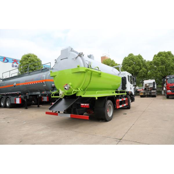 Le moins cher 4*2   10000 Litres  12000 Litres Camion d'aspiration d'eaux usées avec pompe à eaux usées