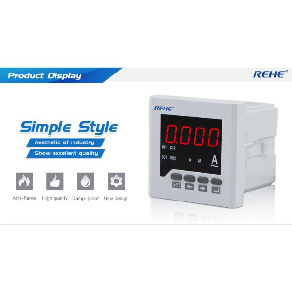 80*80 Single phase ampere meter/current panel meter for distribution box