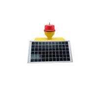 FAA 130m/S LED Luz de Obstrução Solar Avião Marcador de Aviso de Baixa Intensidade