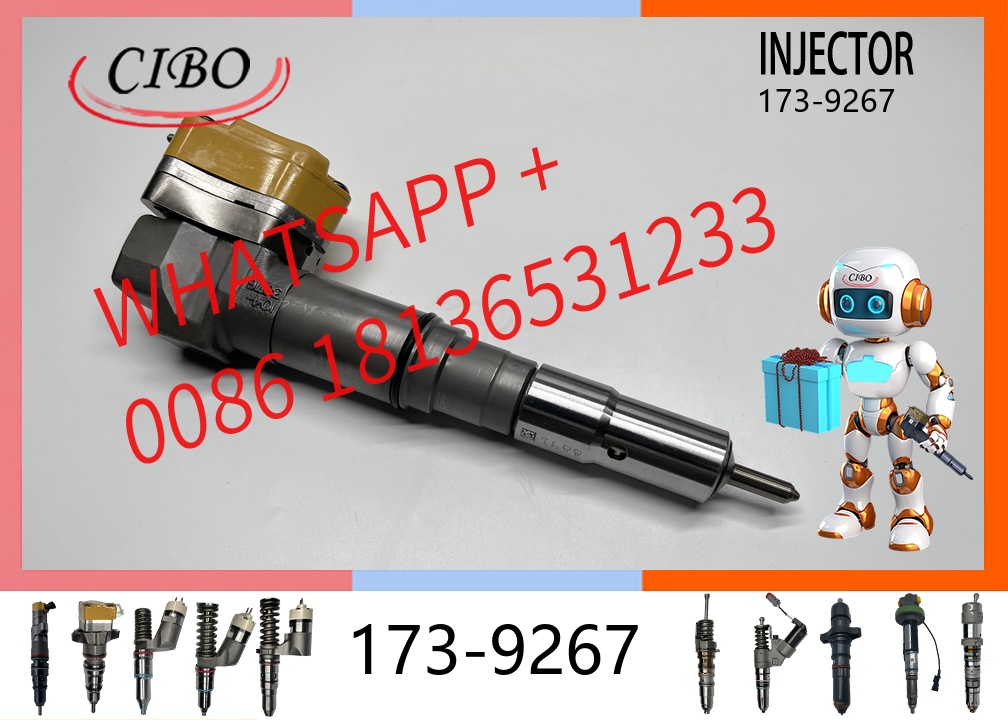 original 173-9267 Fuel Injector for  3412 3412E 3126B 3512B Diesel Engine 5110B Common Rail Injector Diesel Engine Parts Replacement OEM 1739267 173-9268 original new injector