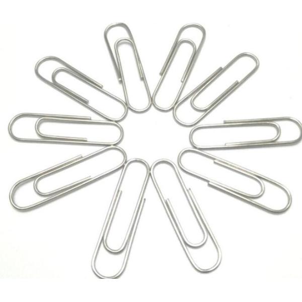 100 PCS/Box Silver Zinc Finish Round Shaped 25mm Metal Paper Clips