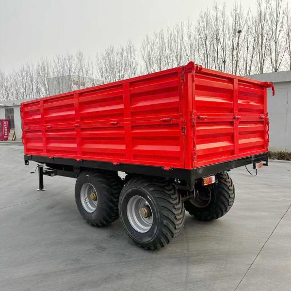 Eco-Friendly Compact Farm Trailer for Bulk Material Transport and Precision Cargo Handling