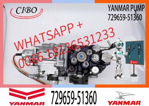Diesel Engine Parts Fuel Pump 4TNV88 Engine Fuel Injection Pump 729659-51360