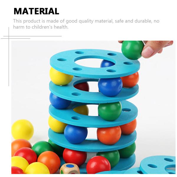 Unisex Wooden Montessori Baby Toys Children Stacking Game