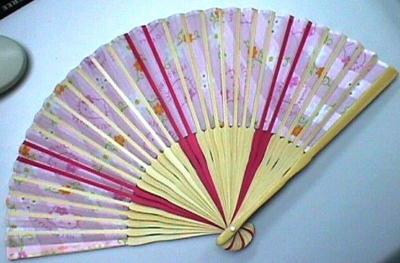 lovely gifts of bamboo paper fan for ladies