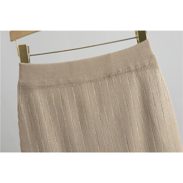 Stay Cozy and Fashionable with Women s Sweaters in Top And Skirt Set Style Hot diamond cardigan jacket for women