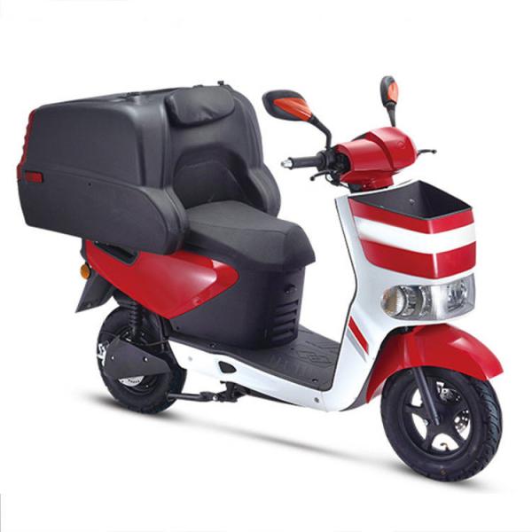 Shock Absorption Long Range Electric Scooter , Electric Moped Motorcycle 10 Inch Tire