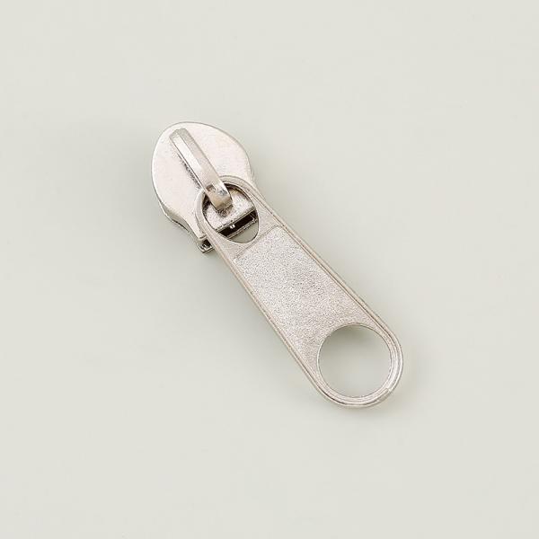 Silver Heavy Duty Nylon Zipper Slider Size #8 - #10 Built For Tough Environments