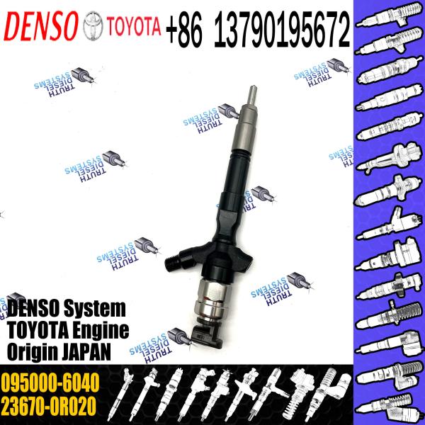 Fuel engine injector 095000-6040 23670-0R020 for engine high pressure pump engine injection injector 095000-6040