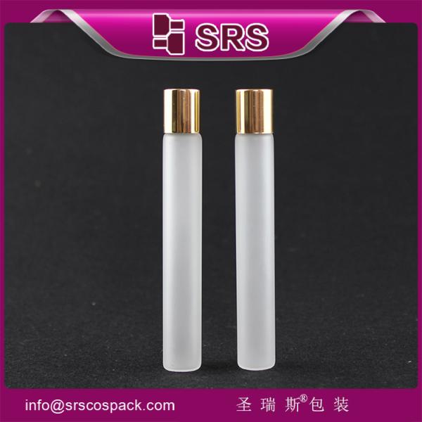 white luxury glass roll on bottle with plastic cap and good quality for anti-aging face oil