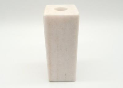 Dinner Party Stone Candle Holders , Marble Candlestick Holders 5 x 5 x 13 cm