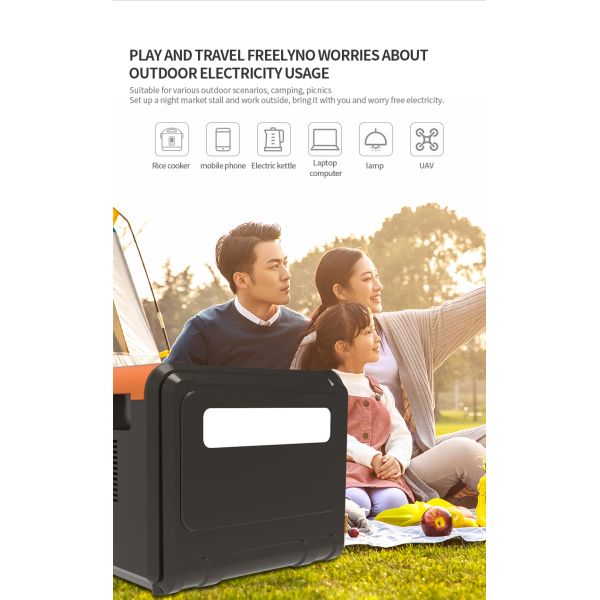 Integrated 300W solar energy generator  Eco Friendly Mobile Power Supply