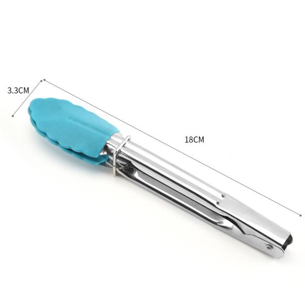 LFGB Stainless Steel Food Clip Kitchen Multifunctional BBQ Bake Bread Steak Clip
