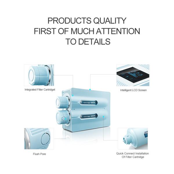 El uF rasante manual basó el purificador del agua