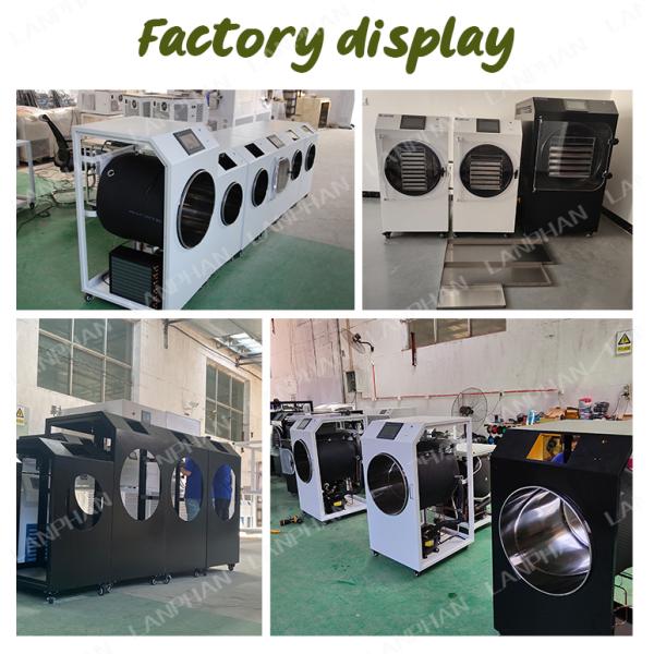 Быстрая сушильная машина для заморозки Сушильная машина для заморозки Сушильные конфеты Пища жидкая Вакуумная сушильная машина для заморозки