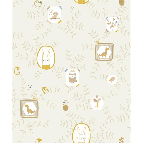 Custom Peelable Childrens Flower Wallpaper Decoration For Bedroom Wall