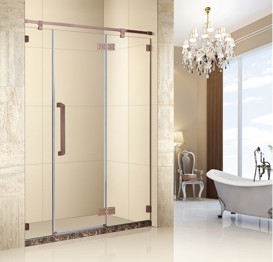 1200x800x2000mm Stainless Steel Shower Room Brushed Frame For Residential