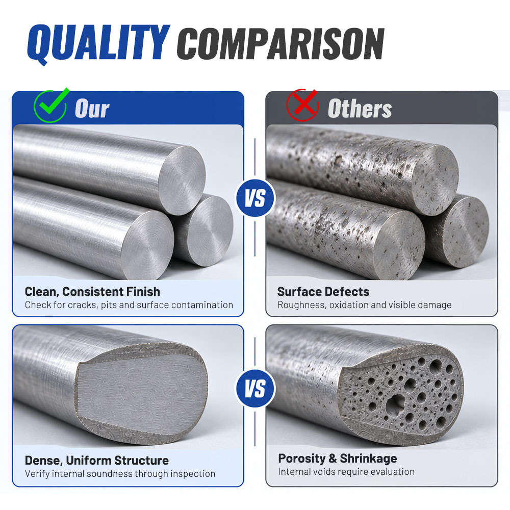 CoCrMo Cast Master Alloy Bar, Sample Quantities Available