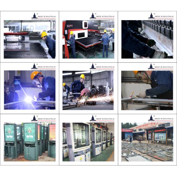 Signage H2500mm 6pcs Poster Dustbin Advertising