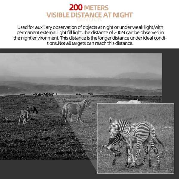 NVG50 Casco de infrarrojos digitales de visión nocturna monocular con resolución de 2560x1440 píxeles para caza y deportes al aire libre