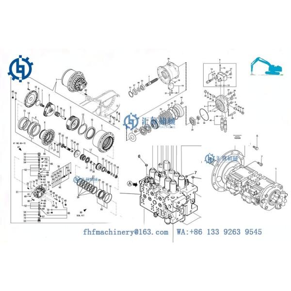 High Performance Final Drive Floating Seal Group For CATEEEEEE 305 Crawler Digger