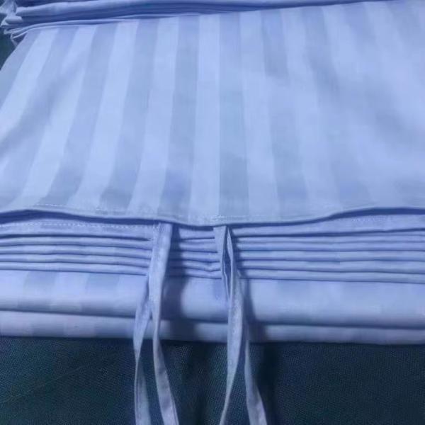 Специализированная больничная медицинская постельная белье набор твердое полосатое 100% хлопка ткань 3 шт.