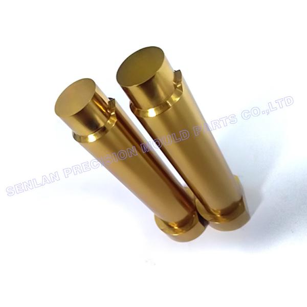 Customized Tin Coating Precision Mould Parts Core Pins Mold Insert For Lipstick with SKD61 Material and 0.005mm Tolerance