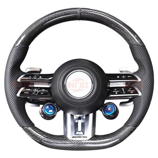 B-e-nz's Full Range Of Genuine Leather Peachwood Carbon Fiber Steering Wheels Have Been Modified