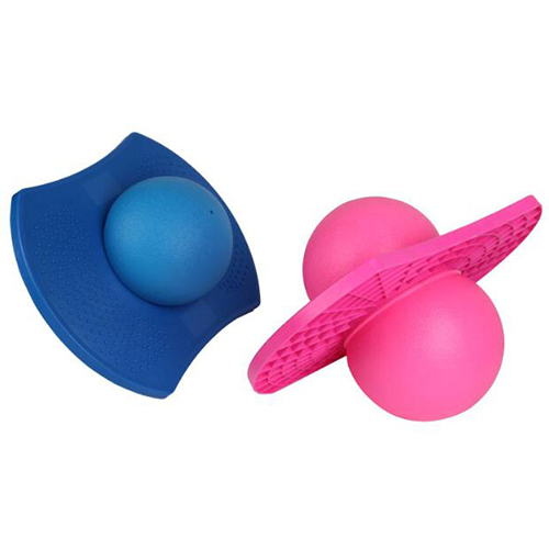 Blue Jumping Ball Hopper Balance Board Lolo Exercise Bounce Space Toy Hop Kids